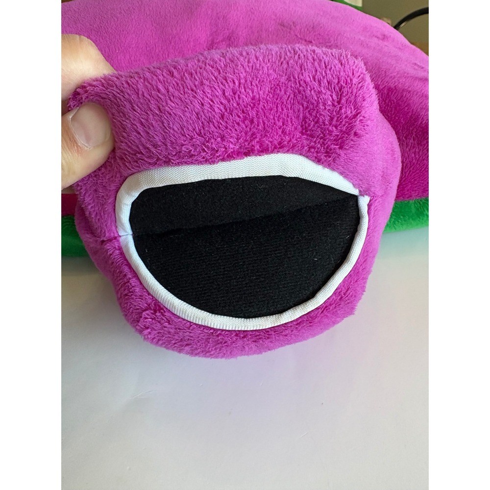 Pillow Pets Barney the Dinosaur Plush Purple T-Rex Stuffed Animal 2011 Lyons Y2K - Picture 5 of 14